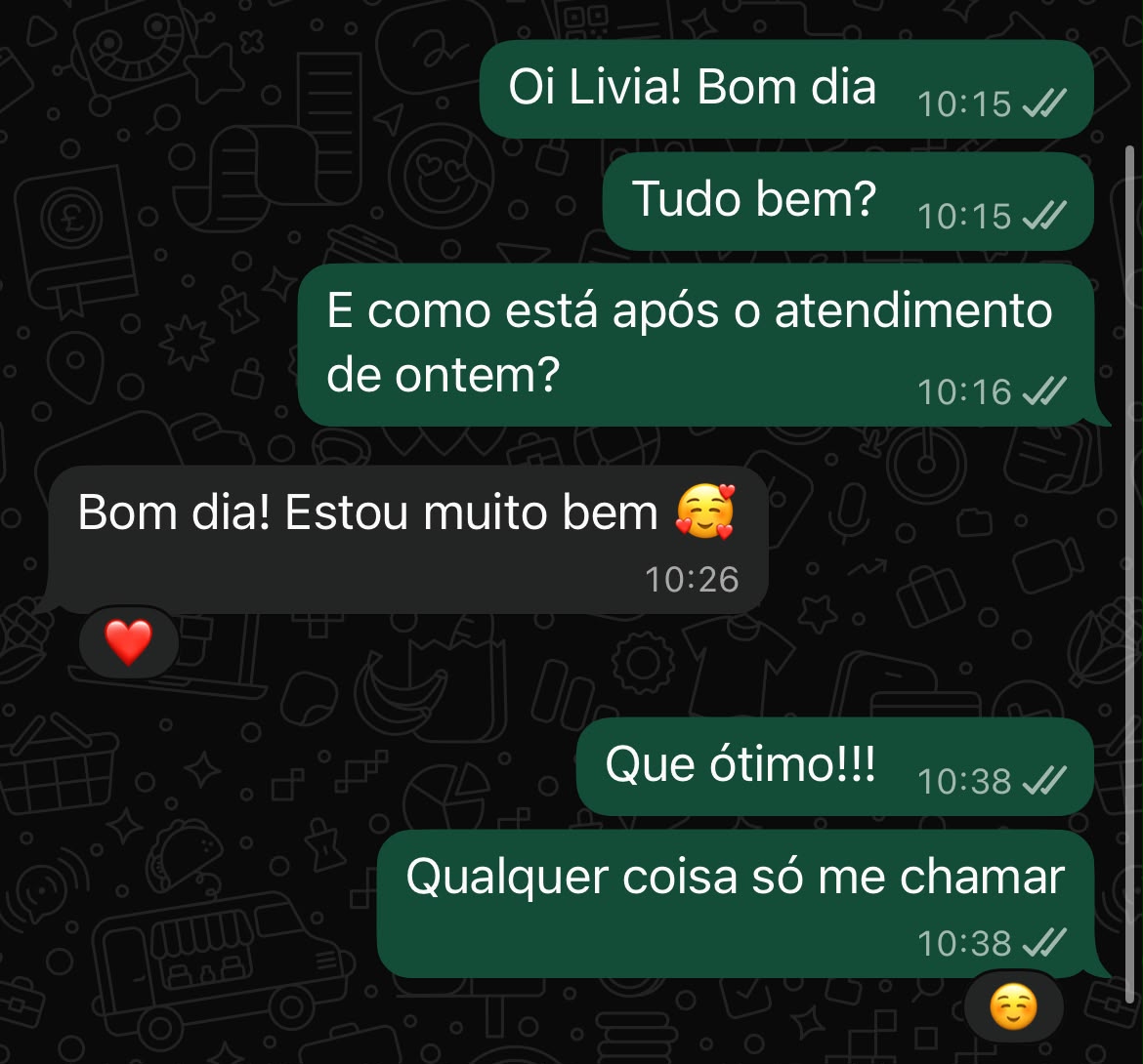 Depoimento de paciente — Soul Ateliê Dental